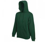 Fruit Of The Loom 62208 Hoodie Bottle Green - Size: 2XL Colour: Green, 2XL