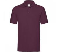 Fruit Of The Loom 63218 Premium Polo Burgundy - Size: XL Colour: Red, XL