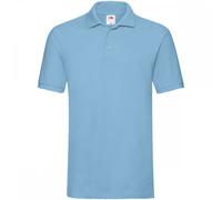 Fruit Of The Loom 63218 Premium Polo Sky Blue - Size: M Colour: Sky Bl M
