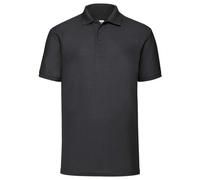 Fruit Of The Loom 65/35 Polo Black Classic Fit Easy Care Work Casual