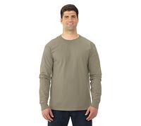 Fruit Of The Loom Adult HD Cotton Long Sleeve Crew T-Shirt, 2XL, Khaki
