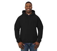 Fruit Of The Loom Adult Super Cotton Hooded Pullover Sweatshirt, S, Black