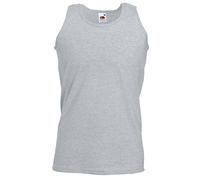 Fruit of the Loom Athletic Vest in Heather Grey Size XXL 47-49 (SS18)