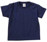 Fruit of the Loom Boys 3-Pack Classic T-Shirt - Navy ge 12/13