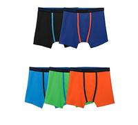 Fruit of the Loom Boy's and Toddler Boxer Briefs, Tag Free Underwear, Assorted Color Multipacks, 5 Pack-Breathable Micro Mesh, M (Pack of 5)
