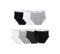 Fruit of the Loom Boys' Cotton Brief (Pack of 7) Underwear, Assorted, Medium