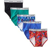 Fruit Of The Loom Boys' Fashion Brief (Pack of 5) - Multi - X-Large