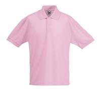 Fruit of the Loom Boys' Polo Shirt multicolour pink light 14 Years