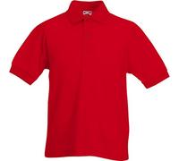 Fruit of the Loom Boys' Polo Shirt red red 9 Years