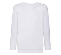 Fruit of the Loom Boys' Sweatshirt white Bianco 14-15 Years