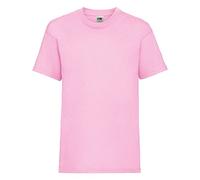 (3-4, Light Pink) Fruit Of The Loom Childrens/Kids Unisex Valueweight Short Sleeve T-Shirt
