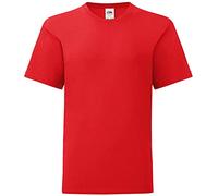 Fruit of the Loom boys' t-shirt., Boys', 61-033-0, red, 92 cm