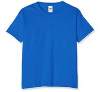 Fruit of the Loom Boy's T-Shirt, Royal Blue, 7-8 Years