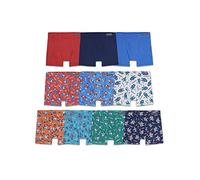 Fruit of the Loom Boys' Tag Free Cotton Boxer Briefs, Toddler - 10 Pack - Traditional Fly Covered Waist, 4-5 Years