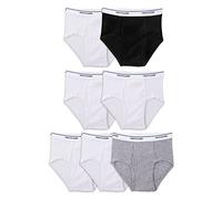 Fruit of the Loom Boys' Tag Free Cotton Briefs - multi - L