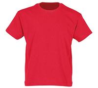 Fruit of the Loom Boys' UTBC329_79 Red T-Shirt, 3-4 Years