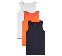 Fruit of the Loom boys3P1800BSolid Multi-Color Soft Tank Tops, 3 Pack Sleeveless Shirt - Multicolor - Medium