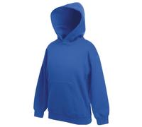 Fruit of the Loom Children’s Hooded Sweatshirt, royal, 9-11 Years