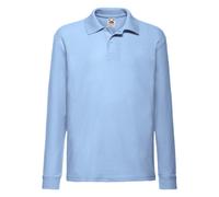 Fruit of the Loom Childrens/Kids Long-Sleeved Polo Shirt RW9827