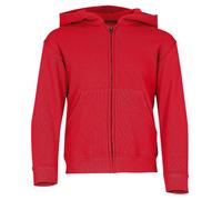 Fruit of the Loom Childrens/Kids Unisex Hooded Sweatshirt Jacket (12-13) (Red)