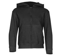 Fruit of the Loom Kids Unisex Hooded Sweatshirt Jacket BC1368 - Black - Size 7-8