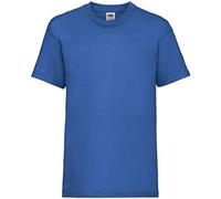 Fruit of the Loom Childrens T Shirt in Royal Size 12-13 (SS6B)