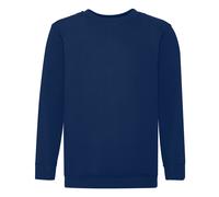 Fruit Of The Loom Childrens Unisex Set In Sleeve Sweatshirt BC4367