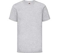 Fruit Of The Loom Childrens Valueweight T-Shirt - Heather Grey - size 12-13