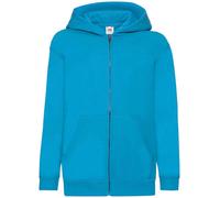 Fruit of the Loom Childs Kids Boys Girls Childrens Zip Hoodie Hooded Sweatshirt