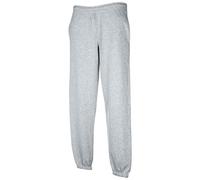 FRUIT OF THE LOOM Classic 80/20 Elasticated Sweatpants Heather Grey