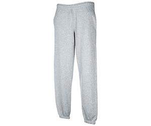 FRUIT OF THE LOOM Classic 80/20 Elasticated Sweatpants Heather Grey