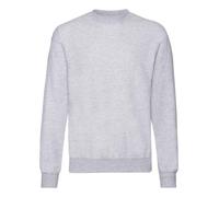 Fruit Of The Loom Classic 80/20 Heather Grey Sweatshirt Unisex Casual