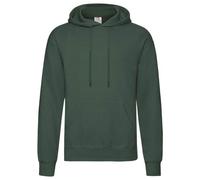 Fruit Of The Loom Classic 80/20 Hooded Sweatshirt - Bottle Green