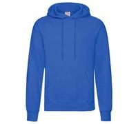 Fruit Of The Loom Classic 80/20 Hooded Sweatshirt Royal Blue Unisex