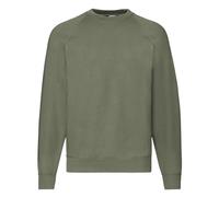 Fruit of the Loom Classic 80/20 raglan sweatshirt 62-216-0 - Mens, 80% Cotton