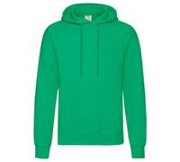 Fruit Of The Loom Classic Hooded Sweatshirt Kelly Green 80/20 Cotton Polyester
