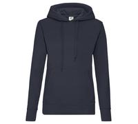 Fruit of the Loom Classic Lady Fit Hooded Sweatshirt Plain Double Fabric Hood