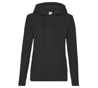 Fruit of the Loom Classic Lady Fit Hooded Sweatshirt Plain Double Fabric Hood