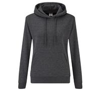 Fruit of the Loom Classic Lady Fit Hooded Sweatshirt Plain Pullover Sweat Jumper