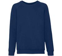 Fruit of the Loom Classic Raglan Sweatshirt in Navy | Size: 5-6 Years Fruit Of The Loom Navy 5-6 Years