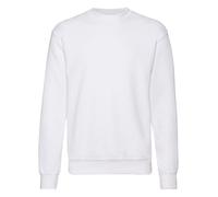 Fruit of the Loom Classic Set-In Sweatshirt SS200 (XXL, White)