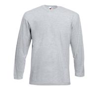 Fruit of the Loom Cotton Long Sleeve Value Tee T-Shirt S-5XL