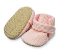 Fruit of the Loom Cozy Thermal Wrap Booties with Non-Skids for Baby Gi