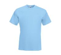 Fruit of The Loom Easy Care Men's Top Sky Blue X-Large