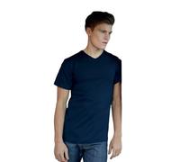 Fruit of the Loom Gents’ Valueweight V-Neck T-shirt, Men, 61-066-0, deep navy, L