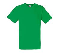 Fruit of the Loom Gents’ Valueweight V-Neck T-shirt, Men, 61-066-0, Green (Kelly green), S