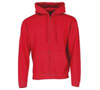 Fruit of the Loom Hooded Sweat Jacket - red - X-Large