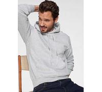 Fruit of The Loom Hooded Sweatshirt Grey Marl