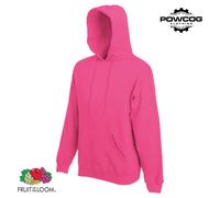 Fruit of the Loom Hoodie Soft Cotton Blend Double Hood Classic Hoody Sizes S-2XL