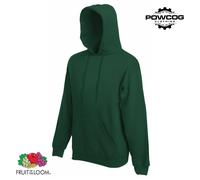 Fruit of the Loom Hoodie Soft Cotton Blend Double Hood Classic Hoody Sizes S-2XL